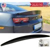 SDeelCase Black Decklid Wing Gurney Flap Wickerbill For 10-13 Chevy
