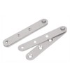 GOZOLA 4-Pack 360° Rotatable Door Pivot Hinges | Stainless Steel
