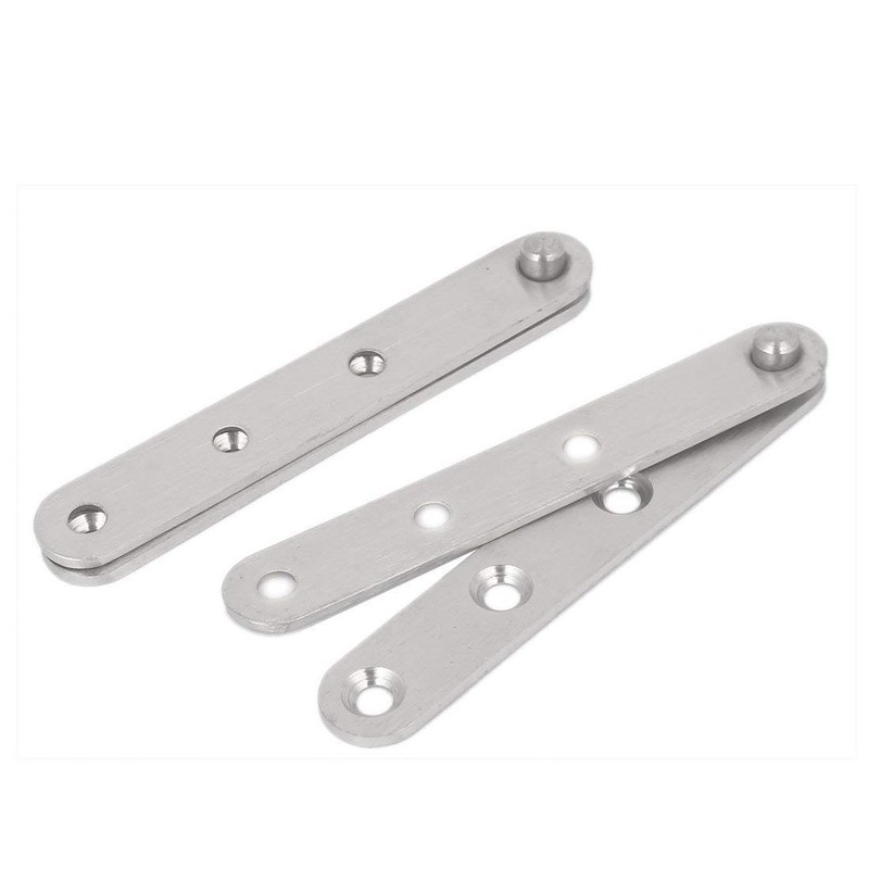 GOZOLA 4-Pack 360° Rotatable Door Pivot Hinges | Stainless Steel