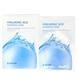Jinshop Hyaluronic Acid Skin Moisture Soothing Moisturizing Wrinkle Elasticity Pack Sheet Mask / 진샵 히알루론산 피부 수분 진정 보습 주름 탄력 팩 시트 마스크