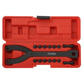 ATPEAM Spanner Wrench Set with Variable Pins 15Pc Adjustable Spanner Wrench fits Camshaft pulleys