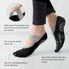 RainFlowwer Women's Yoga Socks, Pilates Socks Non-slip Breathable Elastic Dance