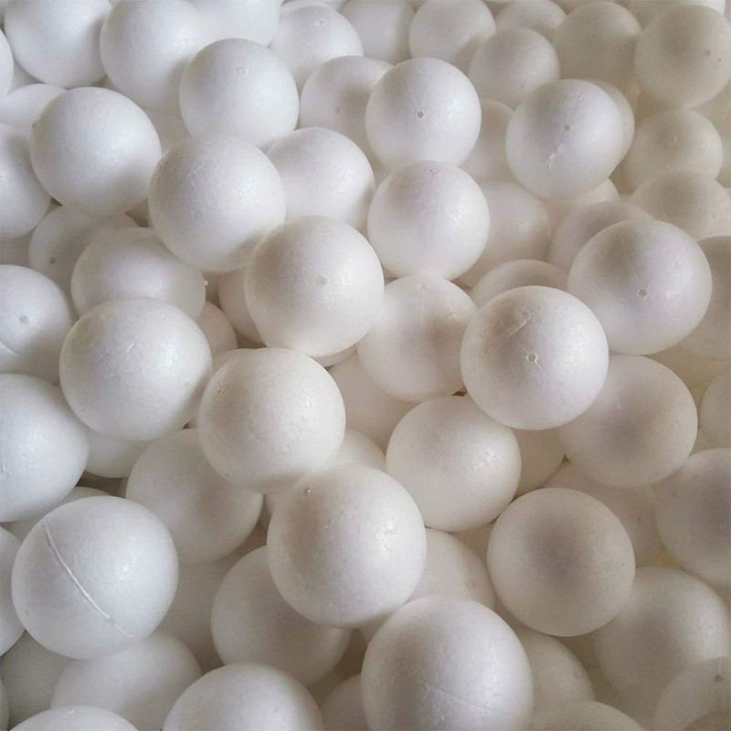 SUPVOX 200 White Foam Balls Polystyrene Balls for Christmas Wedding