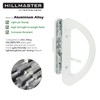 HILLMASTER Patio Door Handle Set with Mortise Lock 45° for