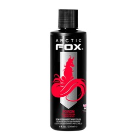 ARCTIC FOX Vegan and Cruelty-Free Semi-Permanent Hair Color Dye (8 Fl Oz, POISON)