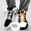 [YaoooosF] Shoelaces, Flat Laces, Leather Shoelaces for Sneakers, Athletic, 47.2