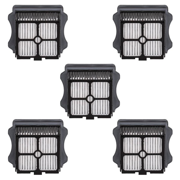 Lot de 5 filtres HEPA compatibles avec Tineco iFloor 3/Floor One S3/Floor One S5/Floor One S5 Pro, kit de filtres pour aspirateur humide et sec, pièces de rechange 5 filtres