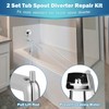 Enhon 2 Set Tub Spout Diverter Repair Kit, Includes 2