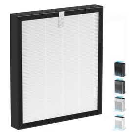 2Pack TZ-K2 Replacement Filter Compatible with ToLife Air Purifier TZ-K2, 3-in-1 High-Efficiency H13 HEPA TZ-K2 Filter, Activated Carbon and Pre-filter, TZ-K2-A replacement filter