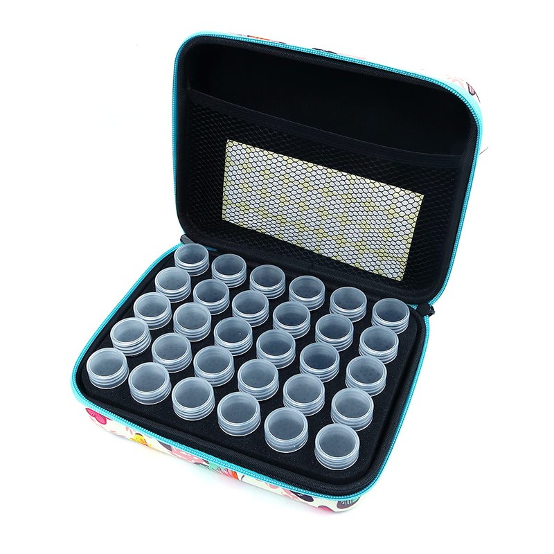 Tiardey Diamond Painting Storage Container 30 Slots Diamond Storage Box