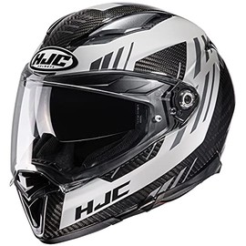HJC F70 Carbon Kesta Helmet (Medium) (White/Black)
