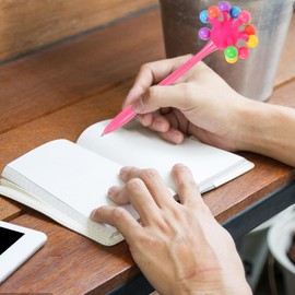 Toyvian 3pcs Stress Ball Ballpoint Pens Funny Pens Fidget Pens Silly Pens Novelty Pens Crazy Pen Soft Rubber Pens Fun Pens Bulk for Cartoon Ballpoint Stationery