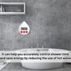 Digital Shower Timer, Bathroom Clock Water Drop Shape, Shower Clock,