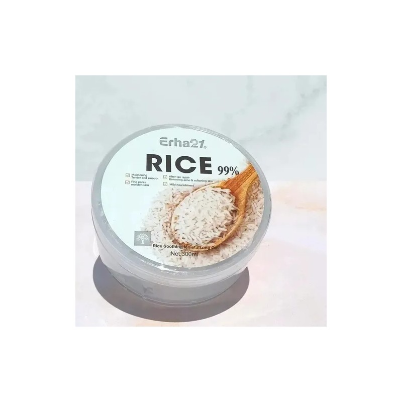Gel Exfoliante de Arroz Rice Exfoliating Gel Face Body, Hydrating