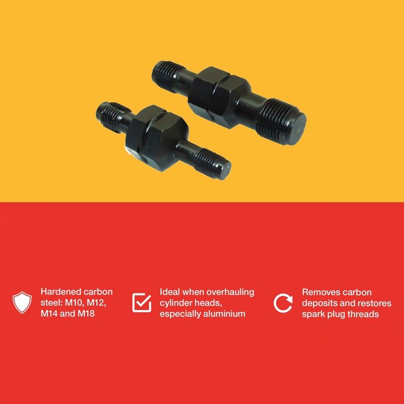 Amtech I3666 Spark Plug Thread Repair Kit, 4 Pieces, Thread