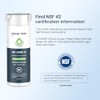 GLACIER FRESH Water Filter Compatible with XWFE (Built-in CHIP), Replacement