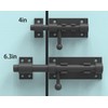 6in Sliding Bolt Gate Latch Keyless Entry Door Lock，Door Security