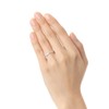 The KISS SR2016CB Women's Silver Ring, Cubic Zirconia, Simple, Wrapping,
