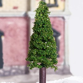 Housoutil Model Tree Model Tree, 6 Pieces, DIY Mixed Plastic Model Pine, Realistic Miniature Trees for Model Making, Model Railway, 12.5 cm + 10 cm + 9 cm