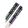 Couple Chopsticks, Dishwasher, Silver Mai Cherry Blossom (Green, Purple), Japanese