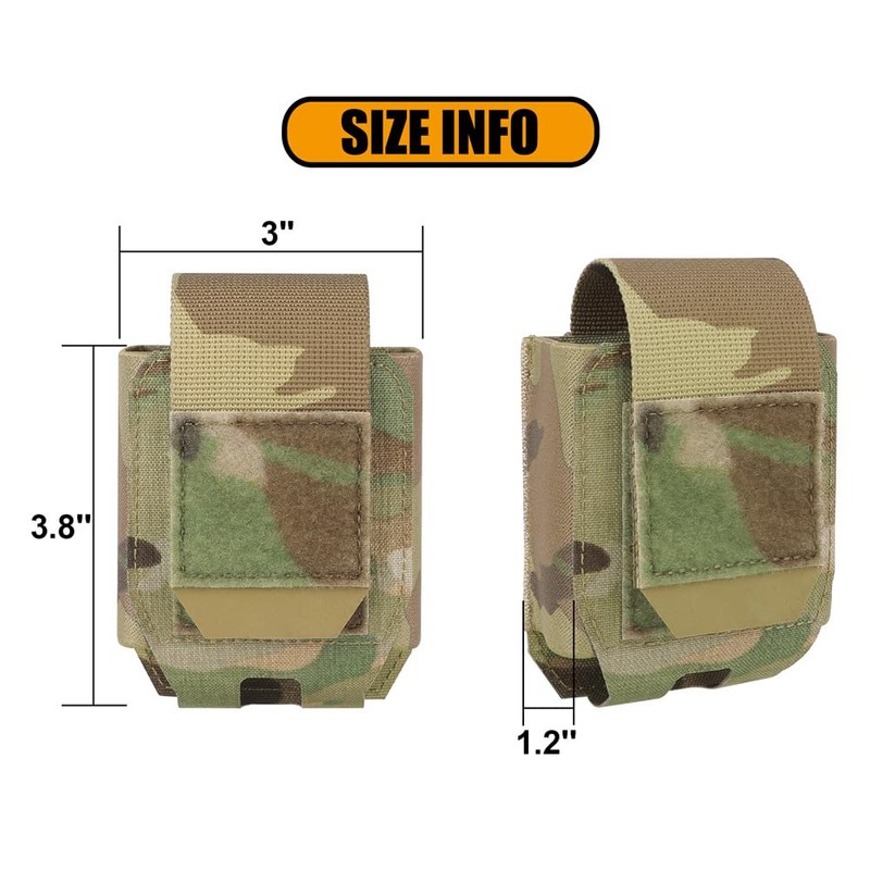 KRYDEX MOLLE Handcuff Pouch,Handcuff Case for Duty Belt MOLLE Vest