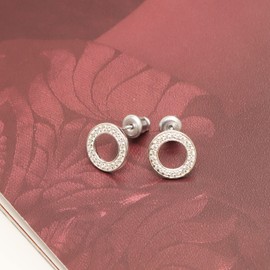 LeCalla 925 Sterling Silver Jewelry Small Hoop Earrings for Women CZ Hypoallergenic Earring for Teens