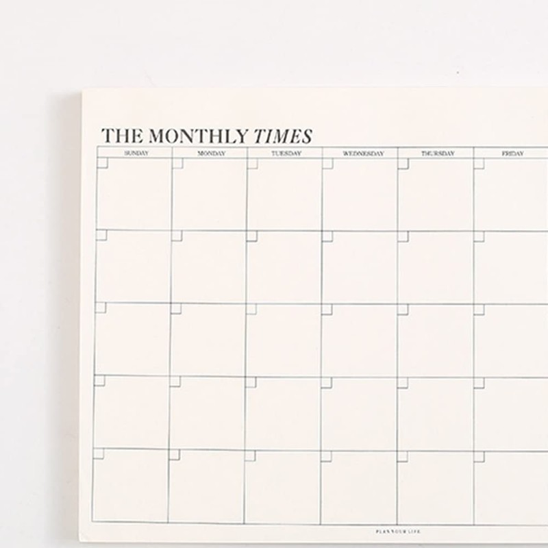 Weekly Planner/Monthly Plan Pad, Tear Off Things to Do Notepad