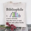 BDPWSS Bibliophile Tote Bag - Book Lover Gift - Funny