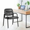 UOCFYK Reception Chairs, Leather Conference Room with Padded Arms and