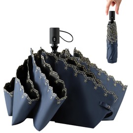 Folding Umbrella, Durable, Lightweight, 8.8 oz (250 g), Sun Umbrella, UV Protection, Automatic Opening/Closing, Large, Light Shading Heat Shield, Folding Umbrella, Women's, For Rain or Shine, UV