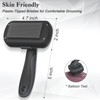 Dipoo Self-Cleaning Deshedding Brush for Dogs & Cats - Skin-Friendly