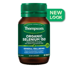 Thompsons Organic Selenium 150mcg 60 Tablets