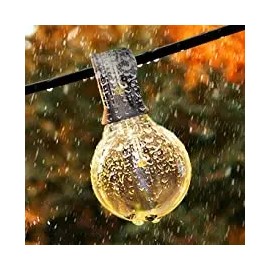 G40 High Pressure String Lights 30m 100 ft G40 Waterproof Outdoor Christmas Garden Yard Bulb LED Patio String LightsEmitting Color: Changeable, Lamp Power(W): 50FT