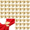 Bokon Gold Napkin Rings Set of 100 Wedding Golden Leaf
