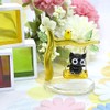 Cute Handmade Glass Crafted Swing Cat cyk1184