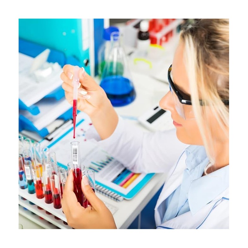 100 pieces 5 ml disposable transfer pipette made of plastic,