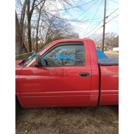 in-Channel Style Smoke Window Sun Rain Visors Vent Guard Shade Compatible with Dodge Ram 1500 2500 3500 1994-2001