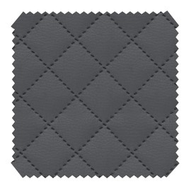 Novely® Soltau Faux Leather 3-Layer Quilted Laminated Quilted Volume Upholstery Fabric Checked Furniture Fabric Premium 1 Running Metre