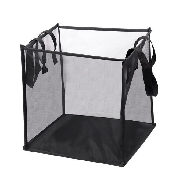 Rustark 1 Pack Black Mesh Pop Up Laundry Hampers Foldable