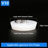 White Drain Stoppers, Bath Sink Plug, Rubber Seal Plugs Covers