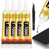 T-7000 Black Glue Adhesive, 4 x 15ML T7000 Adhesive Glue