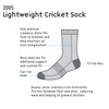 1000 Mile Lightweight Cricket Socks