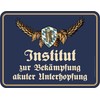 Original Rahmenlos Decorative Tin Sign for Men – Institut gegen