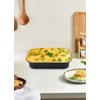 Heavy Duty Aluminum Pans with Lids Double Thick Black Gold