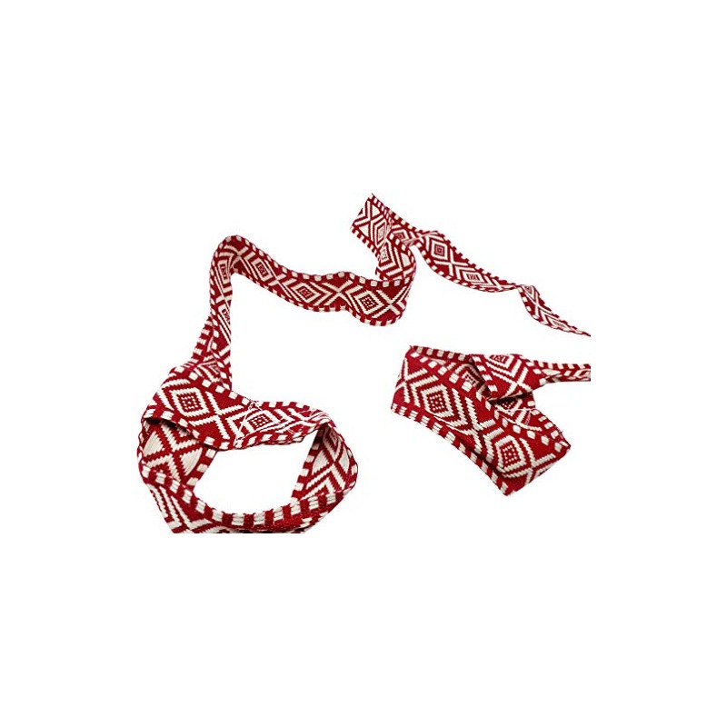 Roller Skate Leash - Red Cotton Adjustable Sling Skate Strap