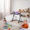 Homy Casa Folding Activity Table, Z Shaped Adjustable Height and