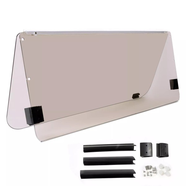 Unbranded For Yamaha G22 2003-2006 Tinted Folding Windshield Golf Cart