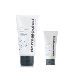 Dermalogica Skin Smoothing Cream with Vitamin C & Vitamin E - 48 Hours of Continuous Hydration, Antioxidant-rich Formula, Combats Dryness and Dehydration, 100ml & Travel Size Bundle