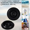4pcs Rubber Grease Cap Compatible with Dexter EZ Lube Trailer