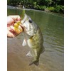 Yum Lures Grub Smoke Silver Flake, 2"
